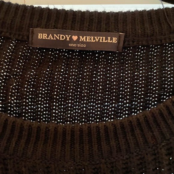 Navy blue knit sweater - Picture 2 of 3